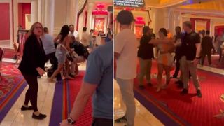 VIDEO - Patru femei s-au bătut ca pe ringul de box pentru un bărbat căsătorit, în timpul unui turneu de poker. Imaginile incredibile cu scandalul