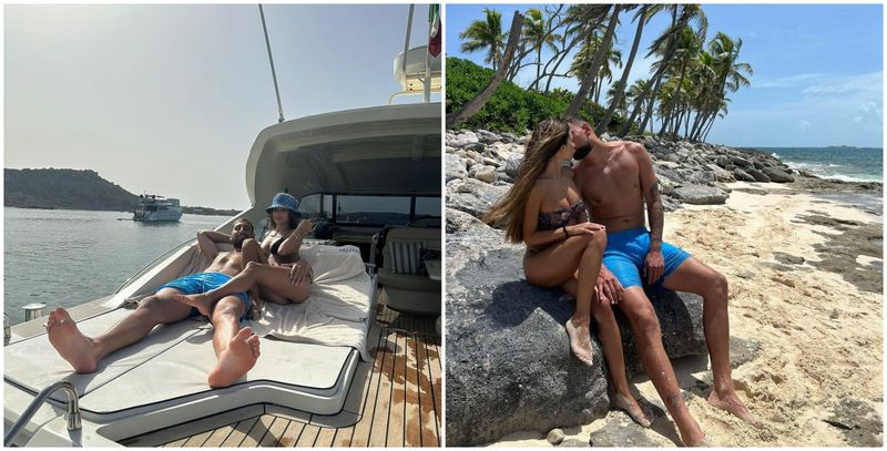 Se pare că infractorii au furat obiecte în valoare de aproximativ 430.000 de lire sterline de la fotbalistul italian și de la prietena sa în timpul raidului.