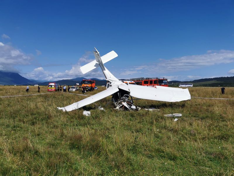 În urma impactului, pilotul a decedat