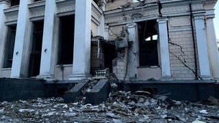 Rusia, un nou atac &icirc;mpotriva oraşului-port Odesa. Catedrala ortodoxă din secolul 18, distrusă