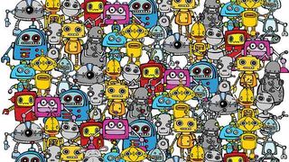 Ai un IQ peste medie dacă poți găsi un hipopotam &icirc;ntre roboți