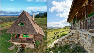 Casa are 2 dormitoare și 2 bai iar &icirc;n partea de jos are un spațiu comun unde este soba și o mica chicinetă.