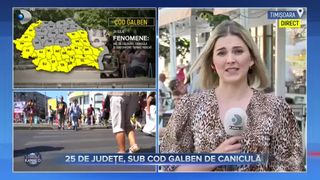 VIDEO - 25 de județe se află sub cod galben de caniculă