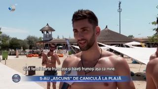 S-au &bdquo;ascuns&rdquo; de caniculă la plajă