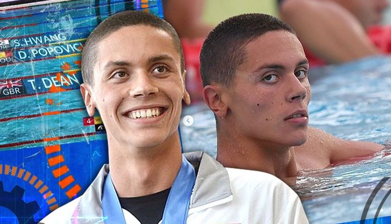 David Popovici, favorit în finalele din Japonia