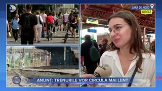 VIDEO - Canicula încetinește trenurile. CFR anunță că trenurile vor circula cu viteză redusă