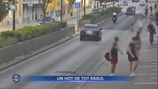 VIDEO - Socoteala de acasă nu s-a potrivit cu cea din târg: Un tânăr a încercat să fure un televizor stricat