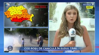 VIDEO - Cod roșu de caniculă în sudul României. Temperaturi de până la 42 de grade Celsius