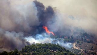 Autorităţile din Grecia menţin avertizările privind riscul ridicat de producere a incendiilor de vegetaţie (gradul 5) pentru &icirc;ntreg teritoriul ţării.