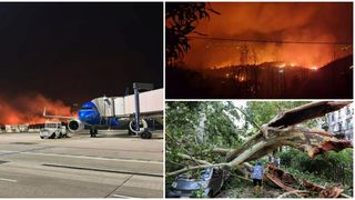 Incendiu pe aeroportul din Palermo. Sicilia este în flăcări, luni temperaturile au ajuns la 47 de grade