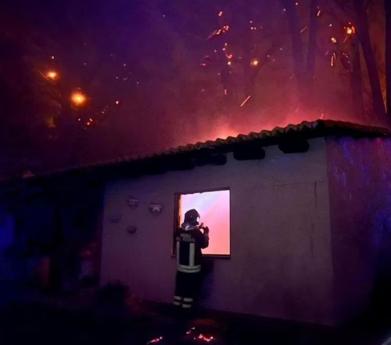 Pagubele produse de furtuna puternică din Milano.