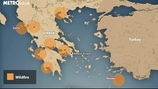 Incendii Grecia. Ce se va &icirc;nt&acirc;mpla cu vacanțele rom&acirc;nilor? Riscul izbucnirii incendiilor de vegetație este ridicat &icirc;n mai multe zone. Anunțul Ministerului grec al Economiei și al MAE