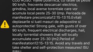 Zi de foc, dar și de vijelii, în România! Temperaturile sunt la extreme / Anunțul ANM: „Cod roșu de vijelie puternică”