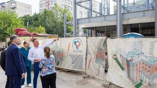 Ciolacu și Rafilla au discutat cu cadrele medicale despre situația creată în urma incendiului de noaptea trecută.