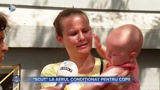 &bdquo;Scut&rdquo; la aerul condiționat pentru copii