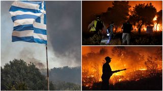 Incendii Grecia 2023. Noi ordine de evacuare. Pompierii continuă lupta cu flăcările / Care sunt zonele vizate?