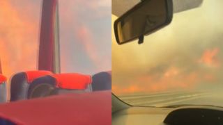 Clipe de coșmar într-un autobuz care traversa Sicilia. Pasagerii nu au putut să-și continue drumul din cauza flăcărilor. Incendii Italia 2023