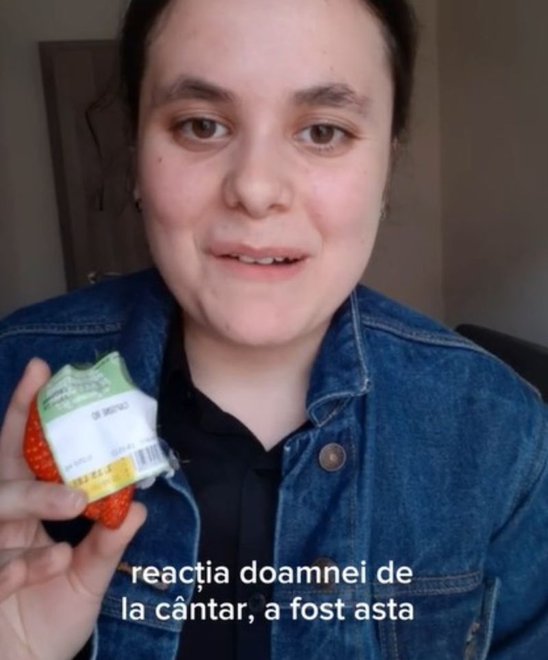 VIDEO: Prețuri uriașe în România. O tânără a ajuns să-și cumpere o singură căpșună pentru a-și potoli pofta. „Îmi lăsa gura apă”