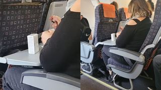 Zeci de pasageri au fost deranjați de mirosul înțepător. Totul a avut loc în avion. O femeie și-a făcut unghiile în timpul zborului