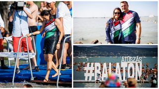 Președinta Ungariei a înotat pe o distanță de 5,2 km pe Lacul Balaton alături de bodyguarzi
