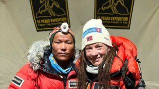 Kristin Harila și Tenjin 'Lama' Sherpa