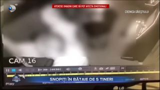 Snopiți &icirc;n bătaie de 5 tineri