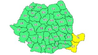 Cod galben de furtuni și vijelii &icirc;n Rom&acirc;nia. Harta zonelor afectate! P&acirc;nă c&acirc;nd este valabil?