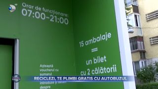 VIDEO - Locuitorii din Cluj-Napoca reciclează și se plimbă gratis cu mijloacele de transport &icirc;n comun