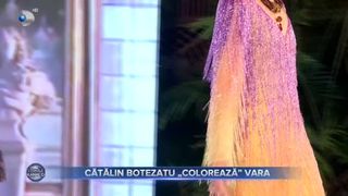 VIDEO - Cătălin Botezatu „colorează” vara cu creațiile sale. „Urmează două prezentări la Sibiu: una la palatul Brukenthal și una pe cel mai lung catwalk din România”