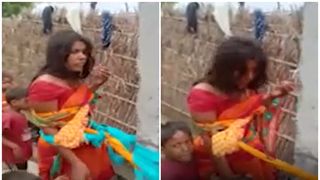 VIDEO. O femeie prinsă în păcat cu cumnatul ei a fost legată de un stâlp în mijlocul satului. Ce au pățit cei doi amanți