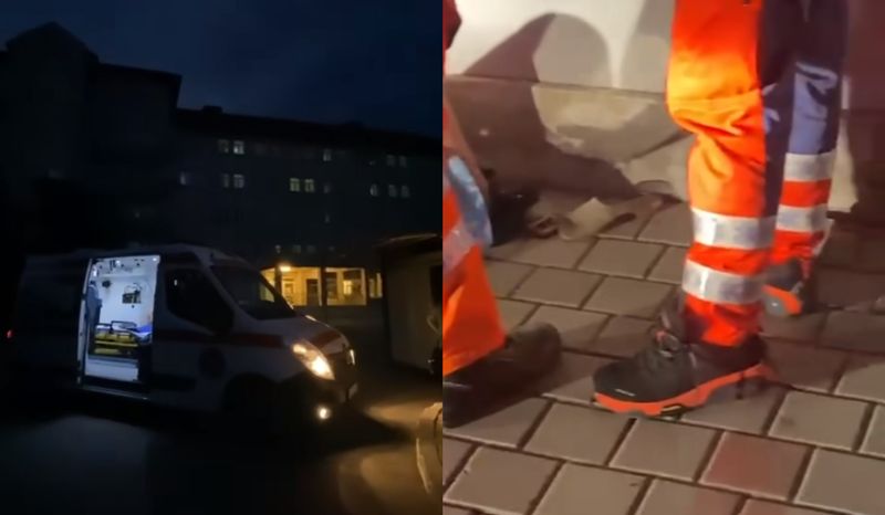 O femeie a născut pe trotuarul din fața spitalului după ce i-a fost refuzată internarea