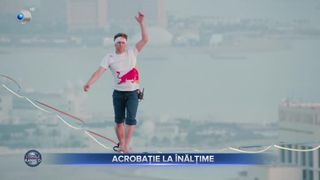 VIDEO - Acrobație la &icirc;nălțime