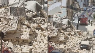 Tragedie pe șantier! Un bloc s-a prăbușit în timpul lucrărilor de renovare. Muncitorii se aflau în pauza de prânz