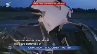 VIDEO - Tragedie &icirc;n județul Constanța: Un copil de 5 ani și-a pierdut viața &icirc;ntr-un accident rutier