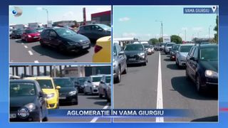 VIDEO - Vacanțele românilor încep cu aglomerație: Timpul de așteptare în Vama Giurgiu este de cel puțin o oră