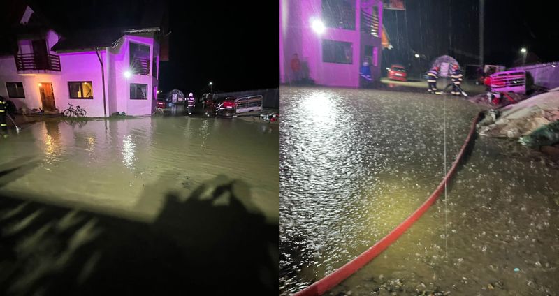 Inundațiile au făcut ravagii în Sibiu