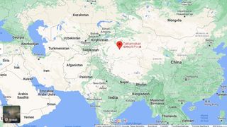 Deșertul supranumit "Marea Morții" este situat &icirc;n Asia Centrală