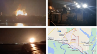 Atac rusesc la granița Rom&acirc;niei: Dronele lui Putin au atacat Portul Ismail, aflat la doar 15 km de țara noastră