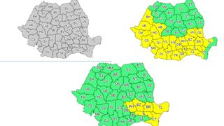 Nouă atenționare din partea ANM: cod galben de instabilitate atmosferică, urmat de cod galben de caniculă. Care sunt zonele afectate
