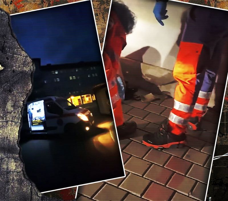 O femeie de etnie romă a născut, zilele trecute, pe trotuar