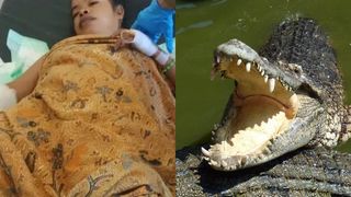 A scăpat cu viață în mod miraculos! O femeie a fost prinsă în gura unui crocodil timp de 90 de minute! „Începuse să mă scufunde sub apă”