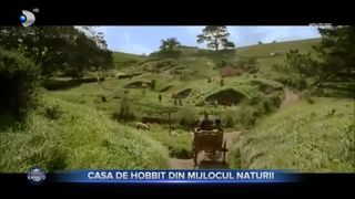 VIDEO - Casa de hobbit din mijlocul naturii. Turiștii așeatptă cu nerăbdare să vadă locuința desprinsă din filme