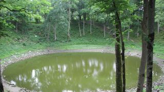 Craterul meteoritului Kaalijarv din Estonia