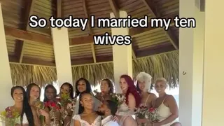 Justin, bărbatul care s-a căsătorit cu 10 femei &icirc;n aceeași zi&nbsp;