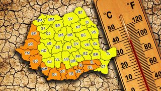 VIDEO-  Un nou val de căldură în România: Jumătatea de țară, sub cod galben și portocaliu de caniculă. Temperaturile vor ajunge la 41 de grade