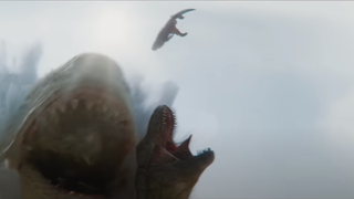  Megalodon care ataca dinozaurii, în urmă cu 65 de milioane de ani