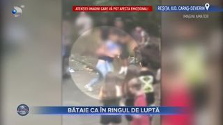 VIDEO - Bătaie ca &icirc;n ringul de luptă &icirc;n Reșița. Două adolescente s-au luat la harță sub privirile &icirc;ncurajatoare ale martorilor