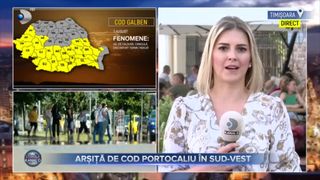 VIDEO - Arșiță de cod portocaliu în sud-vest. Canicula sufocantă pune România pe jar