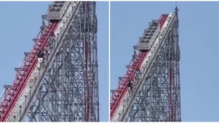 Un roller coaster a rămas blocat la peste 200 de metri în Ohio, SUA spre disperarea oamenilor
