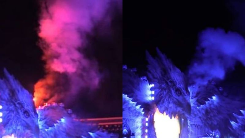 Incendiu UNTOLD 2023: o scenă a luat foc din cauza artificiilor. Pompierii au intervenit, din fericire, la timp